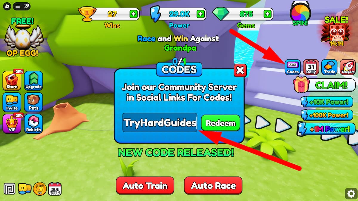 Pull up and Climb Codes (October 2026) - Try Hard Guides