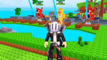 Roblox My Fishing Fnaf Avatar Wearing Silver Helmet Black Clothes Two Giant Swords On Bkac Standing Near Fnaf Characters Fishing