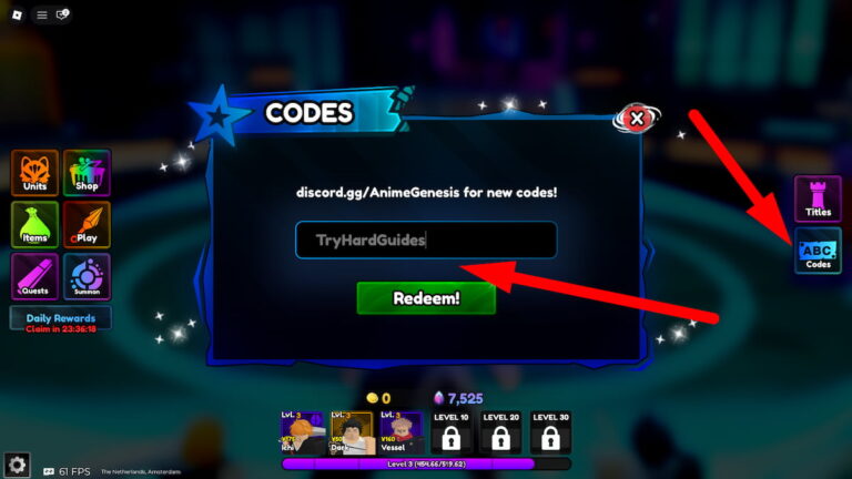 Anime Genesis Codes Update 0 5 July 2026 Try Hard Guides How To Redeem Codes In Anime Genesis Roblox 768x432 