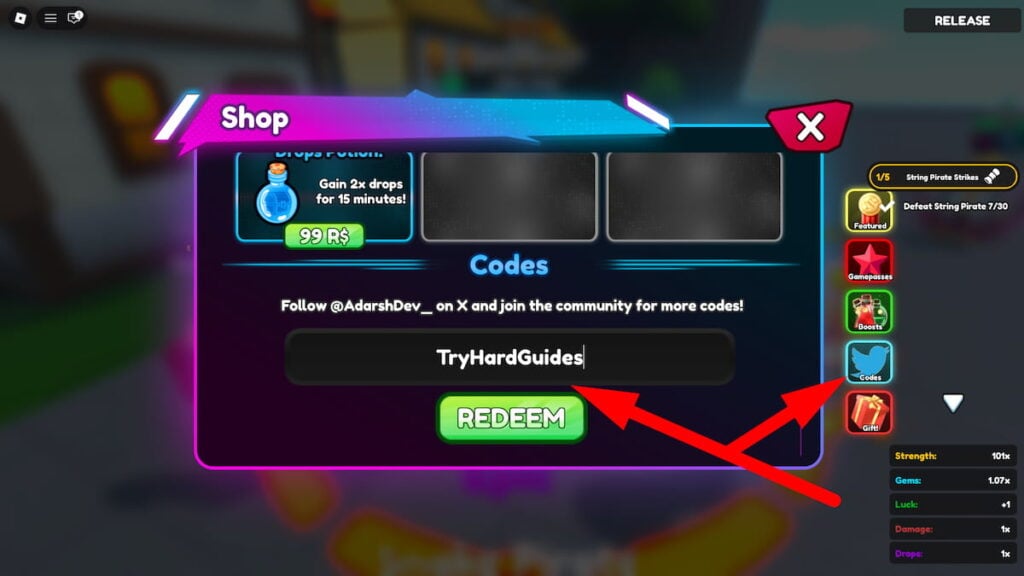 How To Redeem Codes In Anime Storm Simulator 2 Roblox