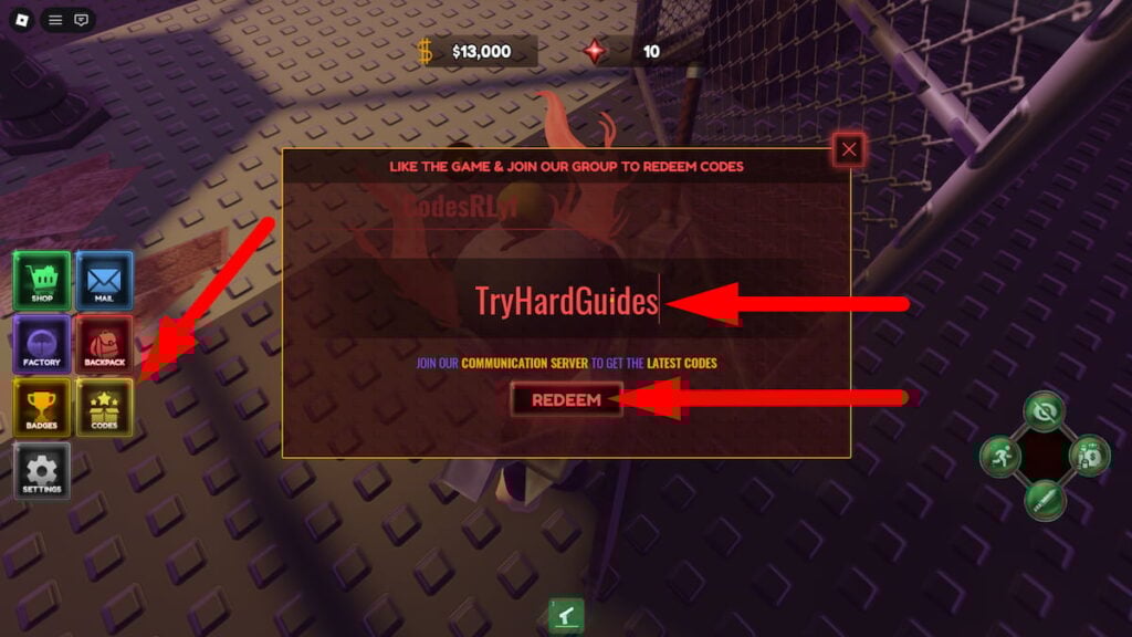 How To Redeem Codes In Blood Tower Roblox
