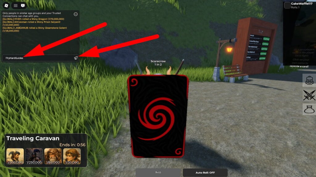 How To Redeem Codes In Cardborn RNG Roblox