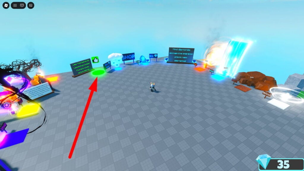 How To Redeem Codes In Elemental Magic Arena Roblox