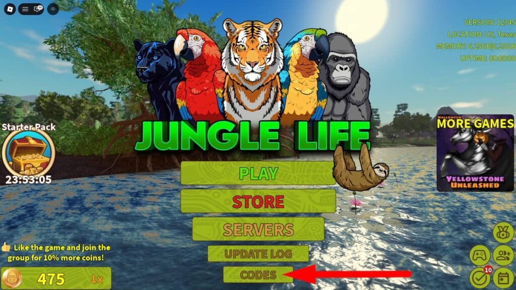 How To Redeem Codes In Jungle Life Roblox