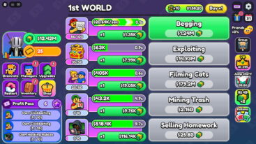 Roblox Cash Cash Idle 1st World Money Making