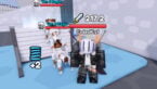 Roblox Train Robot To Fight Avatar Wearing Silver Helmet Black Clothes Two Giant Swords On Back Standing Near Herdle As Two Robot Dogs Called Ver B Eagle About To Jump Over
