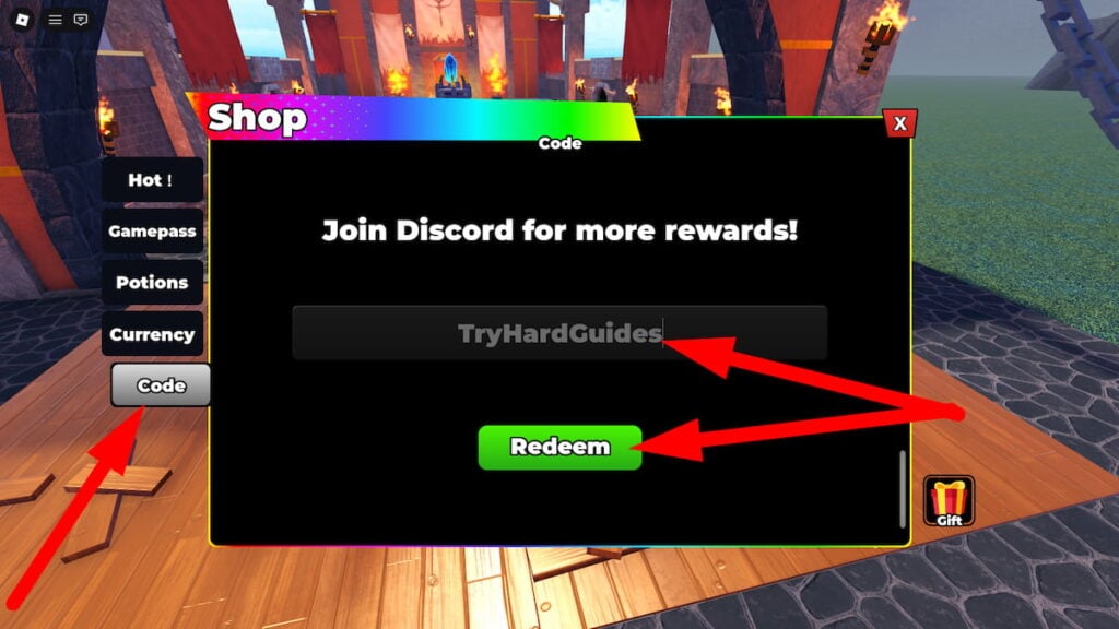 How To Redeem Codes In Build Anime Legends Roblox