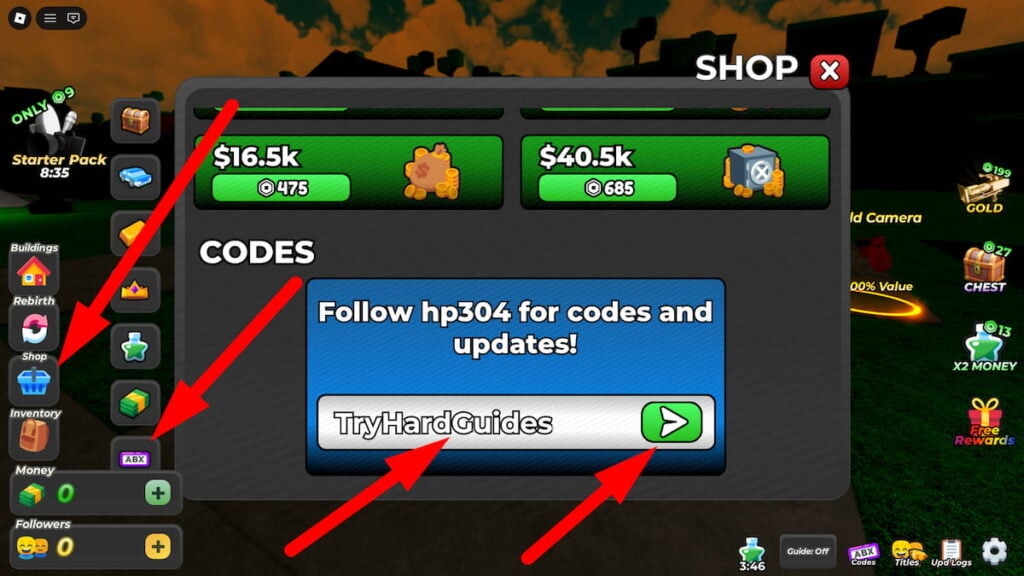 How To Redeem Codes In Clip Tycoon Roblox