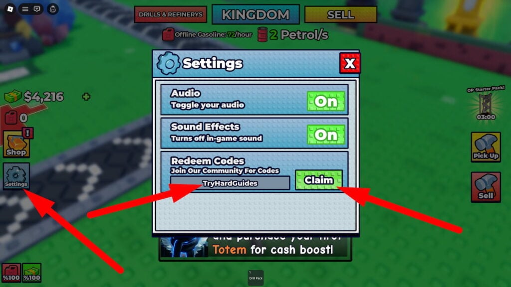 How To Redeem Codes In Oil Empire Roblox