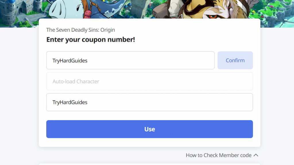 How To Redeem Codes In The Seven Deadly Sins Origin
