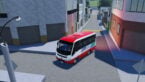 Roblox Bus Master Red White Bus Turning In A City Street