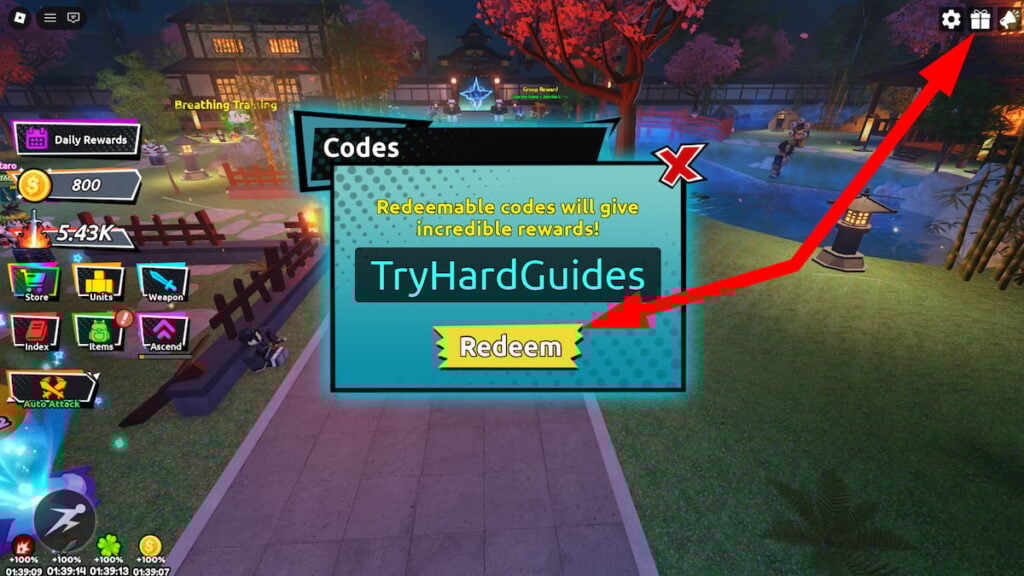 How To Redeem Codes In Anime Blade Clicker Roblox