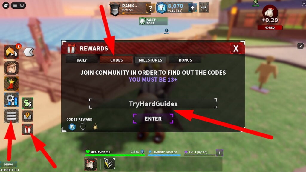 How To Redeem Codes In Anime Power League Roblox