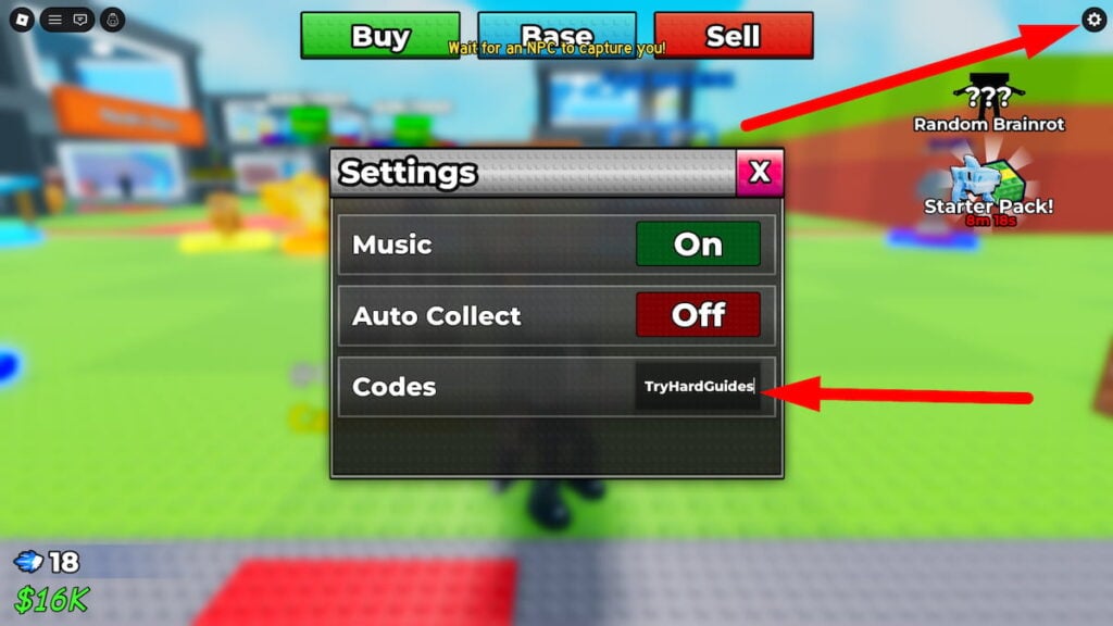 How To Redeem Codes In Be A Brainrot Roblox