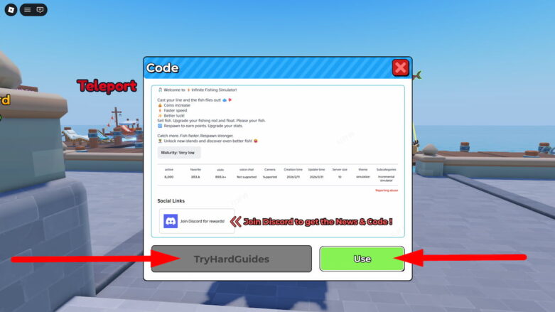 Infinite Fishing Simulator Codes [Ghost Zone] (July 2026) - Try Hard Guides