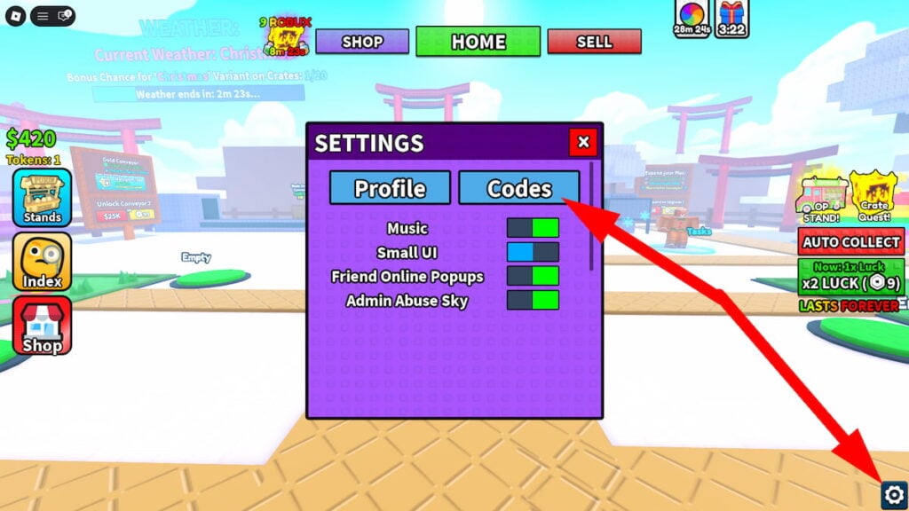 How To Redeem Codes In My Japanese Food Stand Roblox