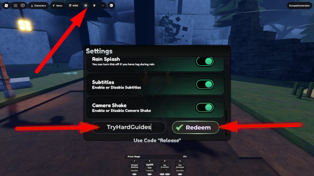 How To Redeem Codes In Weak Battlegrounds Roblox