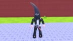 Roblox Be A Hair Avatar Wearing Silver Helmet Black Clothes Wearing A Hair Mask With Smiley Face Drooling