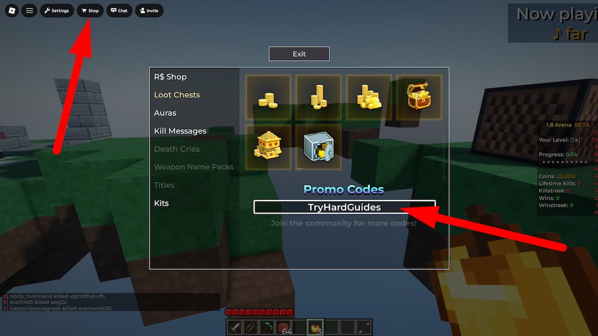 Roblox 1.8 Arena Codes [Upd] (August 2026) - Try Hard Guides