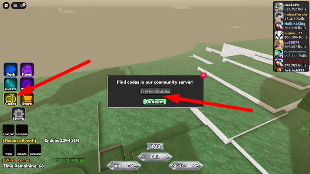 How To Redeem Codes In Anime Card Battle X Roblox