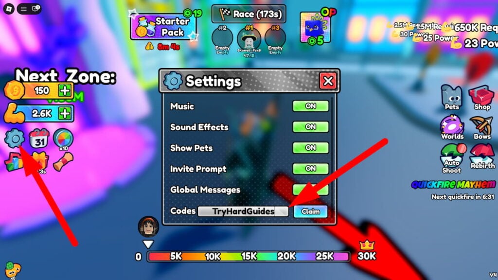 How To Redeem Codes In Archer Training Roblox