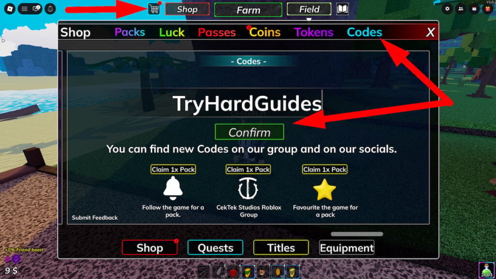 How To Redeem Codes In Catch An Animal Roblox