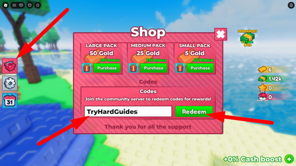 How To Redeem Codes In Portal Incremental Roblox