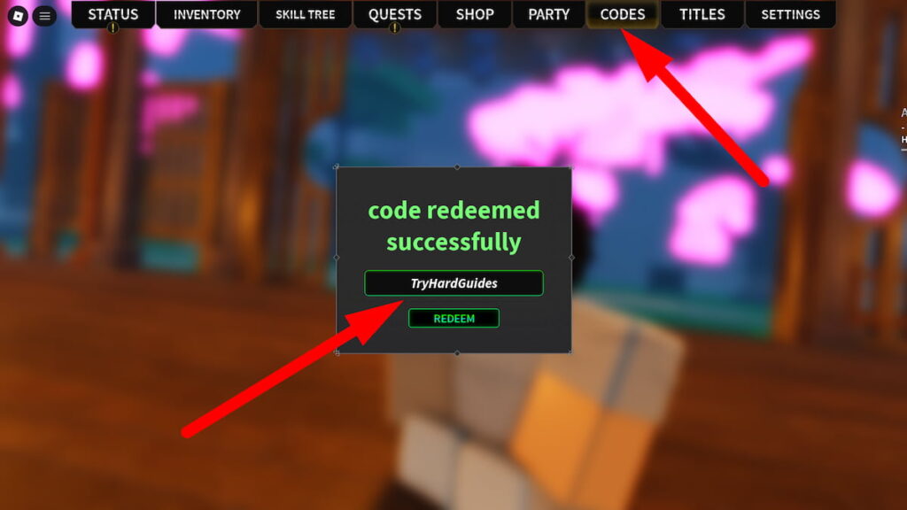 How To Redeem Codes In Demon Born Roblox