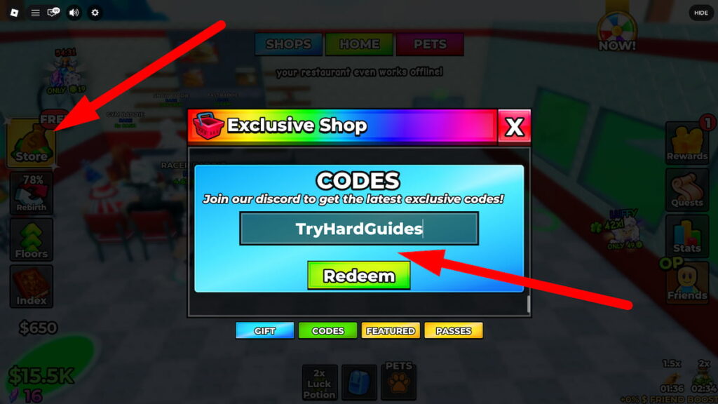 How To Redeem Codes In My Baddie Restaurant Roblox