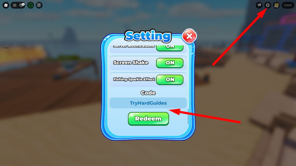 How To Redeem Codes In Scale Slimy Fish Roblox