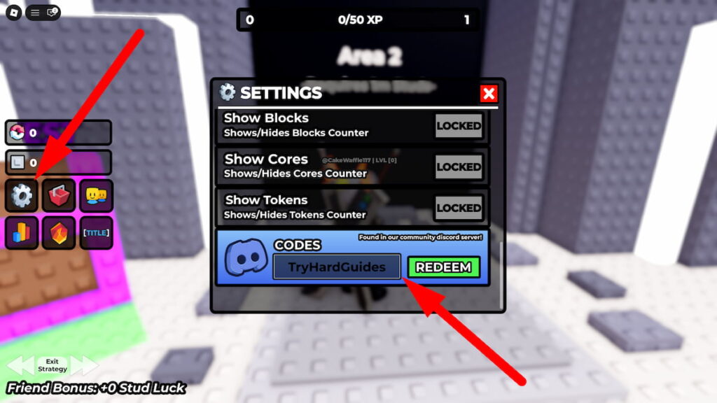 How To Redeem Codes In Stud Incremental Roblox