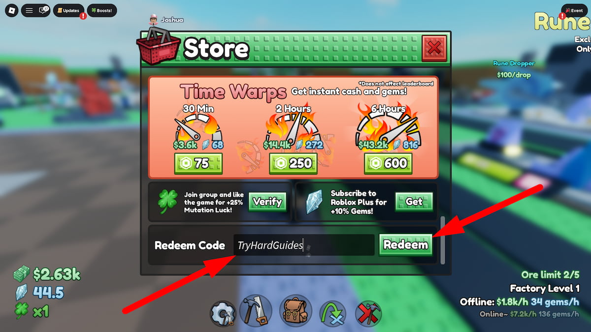 The Everything Factory Codes (June 2026) - Try Hard Guides