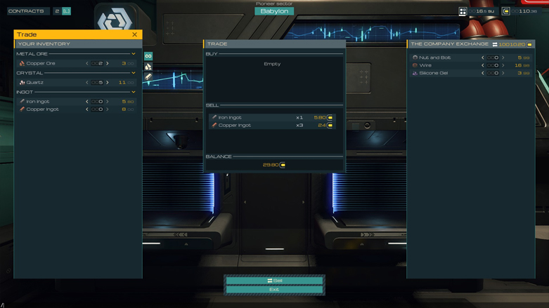 Spacecraft Trade