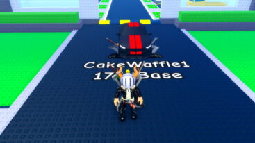 Roblox Escape Police To Steal A Car Avatar Wearing Silver Helmet Black Clothes Two Giant Swords On Back Standing Before Red Black Sports Car Outside Cakewaffle117 Base
