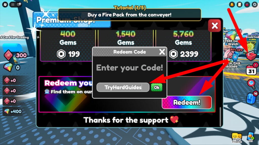 How To Redeem Codes In Slime Card Collection Roblox