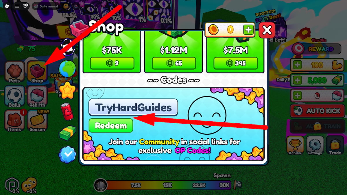 Soccer Training Codes [Upd] (September 2026) - Try Hard Guides