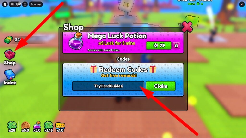 How To Redeem Codes In Throw A Coin Roblox