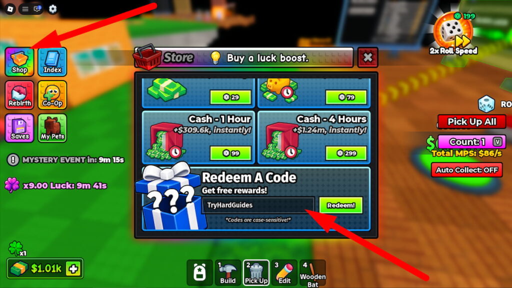 How To Redeem Codes In Build A Base And Steal Roblox