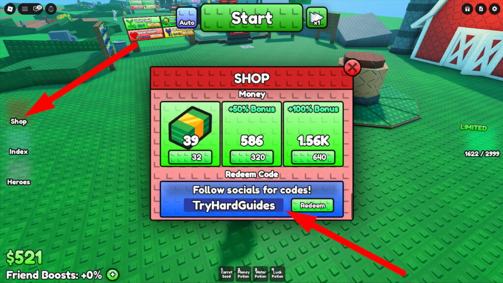 How To Redeem Codes In Defend My Ring Farm Roblox