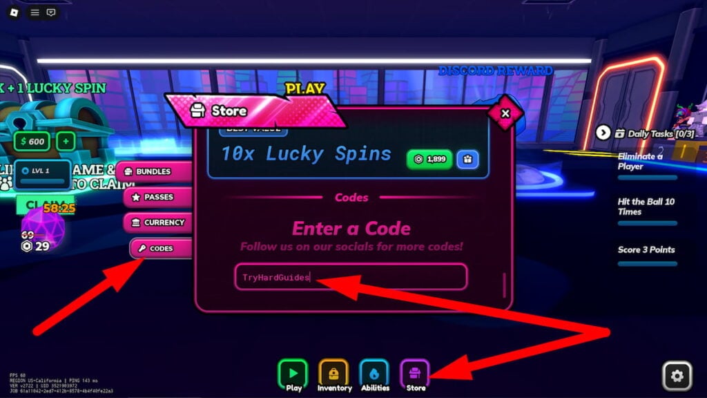 How To Redeem Codes In Four Square Roblox