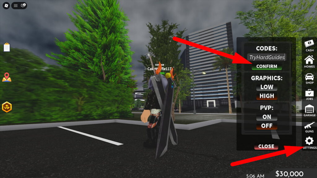 How To Redeem Codes In Miami Life RP Roblox