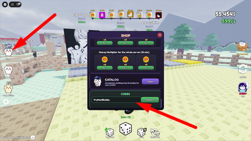 How To Redeem Codes In Roll For Chiikawa Roblox