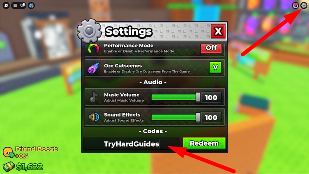 How To Redeem Codes In Sell Ores Roblox