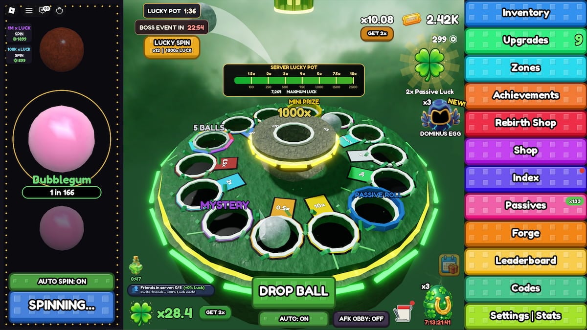 Ball Drop Game Codes [Clover] (September 2026)