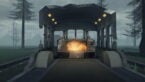 Roblox Last Stop A Fire Burning In A Shell Of A Ruined Bus