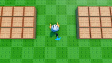 Roblox Merge Dig Simulator A Silver Helmet With Flames Coming From Top With A Diamond Pickaxe Spinning Around Near Wooden Blocks