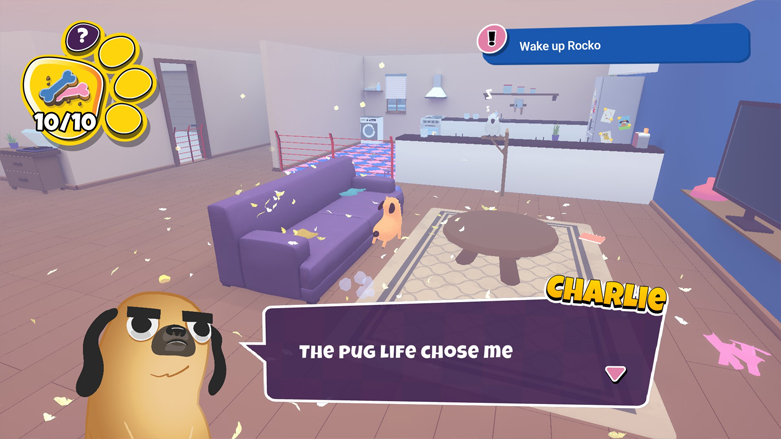 Doggy Dont Care The Pug Life