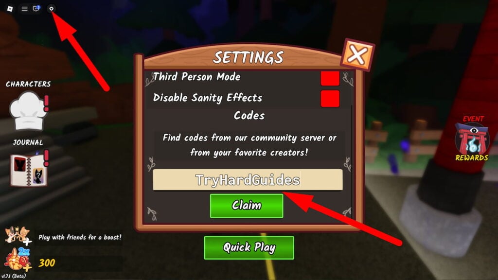 How To Redeem Codes In Anomaly Cafe Roblox
