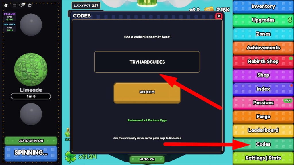 How To Redeem Codes In Ball Drop Game Roblox