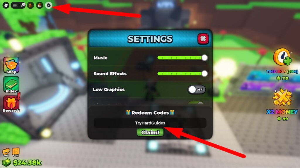 How To Redeem Codes In Build A Golem Roblox